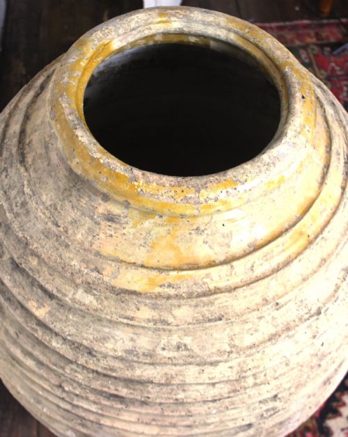 LARGE 19TH CENTURY GREEK OLIVE OIL JAR - ADDITIONAL PHOTO 13