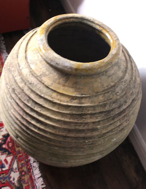 LARGE 19TH CENTURY GREEK OLIVE OIL JAR - ADDITIONAL PHOTO 23