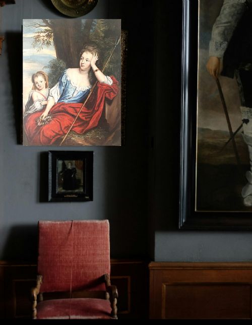 SIR GODFREY KNELLER MRS VOSS AND CATHERINE KNELLER OIL CANVAS - ADDITIONAL PHOTO 6