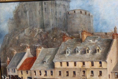 19TH CENTURY SCOTTISH EQUESTRIAN OIL PAINTING OF A HORSE FAIR - ADDITIONAL PHOTO 5