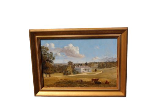 19TH CENTURY PAINTING OF WARLIES HOUSE WALTHAM ABBEY ESSEX - ADDITIONAL PHOTO 21