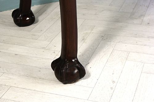FINE ANTIQUE IRISH MAHOGANY GEORGE II STYLE SERVING TABLE CIRCA 1900 - ADDITIONAL PHOTO 5