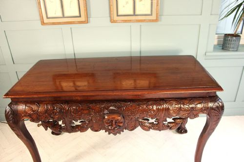 FINE ANTIQUE IRISH MAHOGANY GEORGE II STYLE SERVING TABLE CIRCA 1900 - ADDITIONAL PHOTO 10