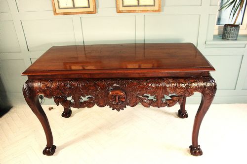 FINE ANTIQUE IRISH MAHOGANY GEORGE II STYLE SERVING TABLE CIRCA 1900 - ADDITIONAL PHOTO 18