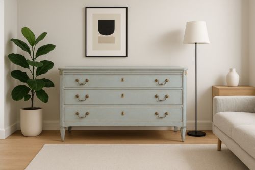 18THCENTURY PAINTED GUSTAVIAN CHEST OF DRAWERS SWEDISH NEOCLASSICAL COMMODE C1770 - ADDITIONAL PHOTO 19