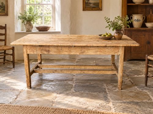 19th Century Irish Pine Farmhouse Table