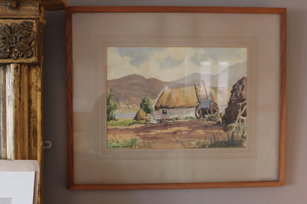 Pair of donegal watercolours by Frank Murphy