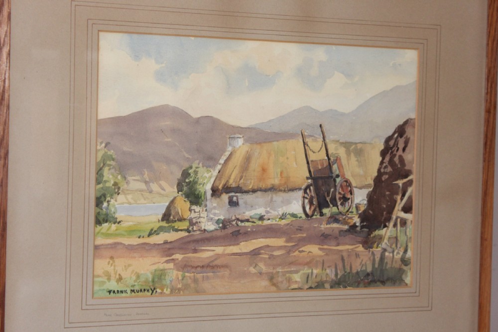 Pair of donegal watercolours by Frank Murphy View III