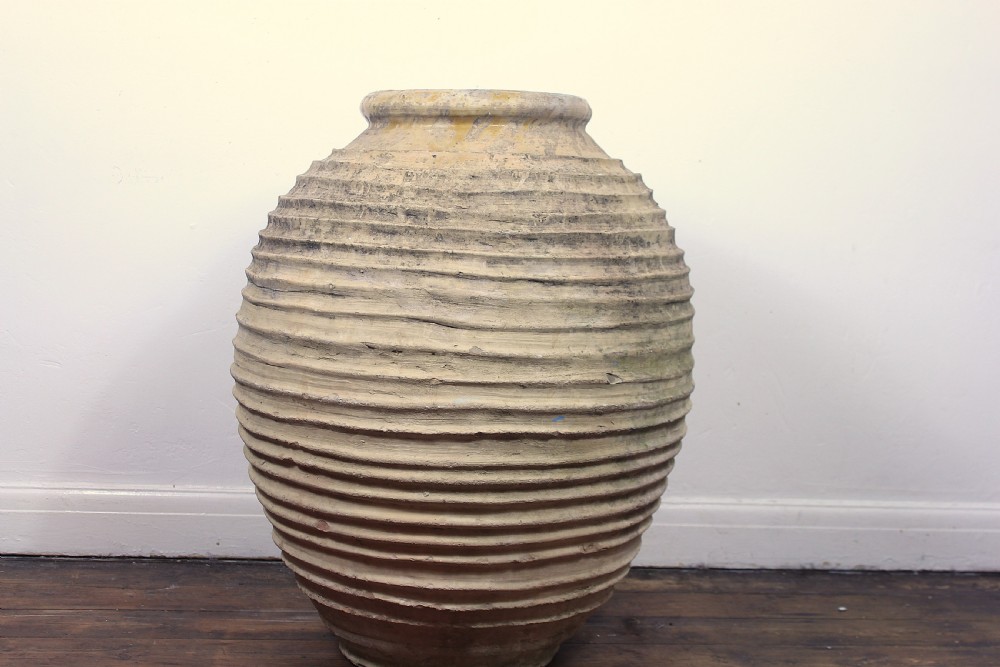 Large 19th century Greek Olive Oil Jar View V