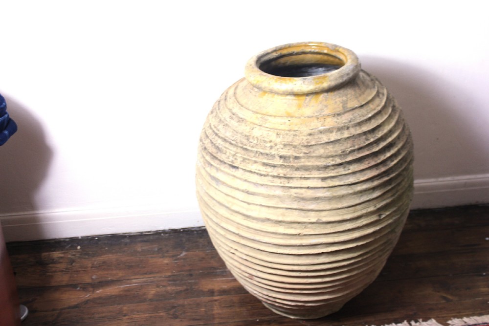Large 19th century Greek Olive Oil Jar View VI