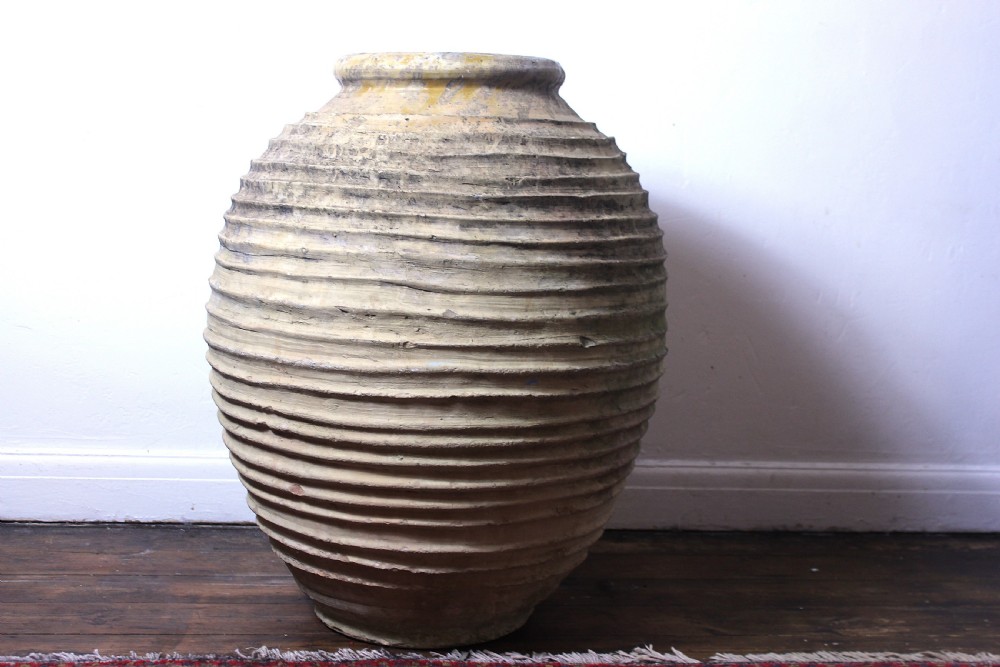 Large 19th century Greek Olive Oil Jar View XIV