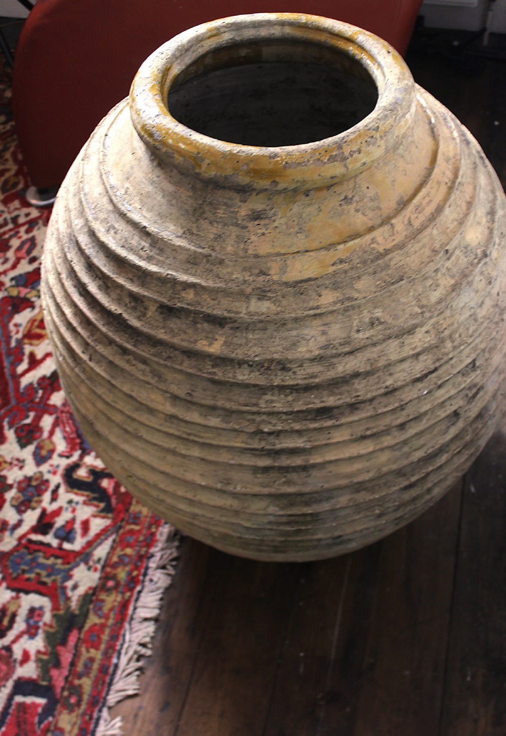 Large 19th century Greek Olive Oil Jar View XVII