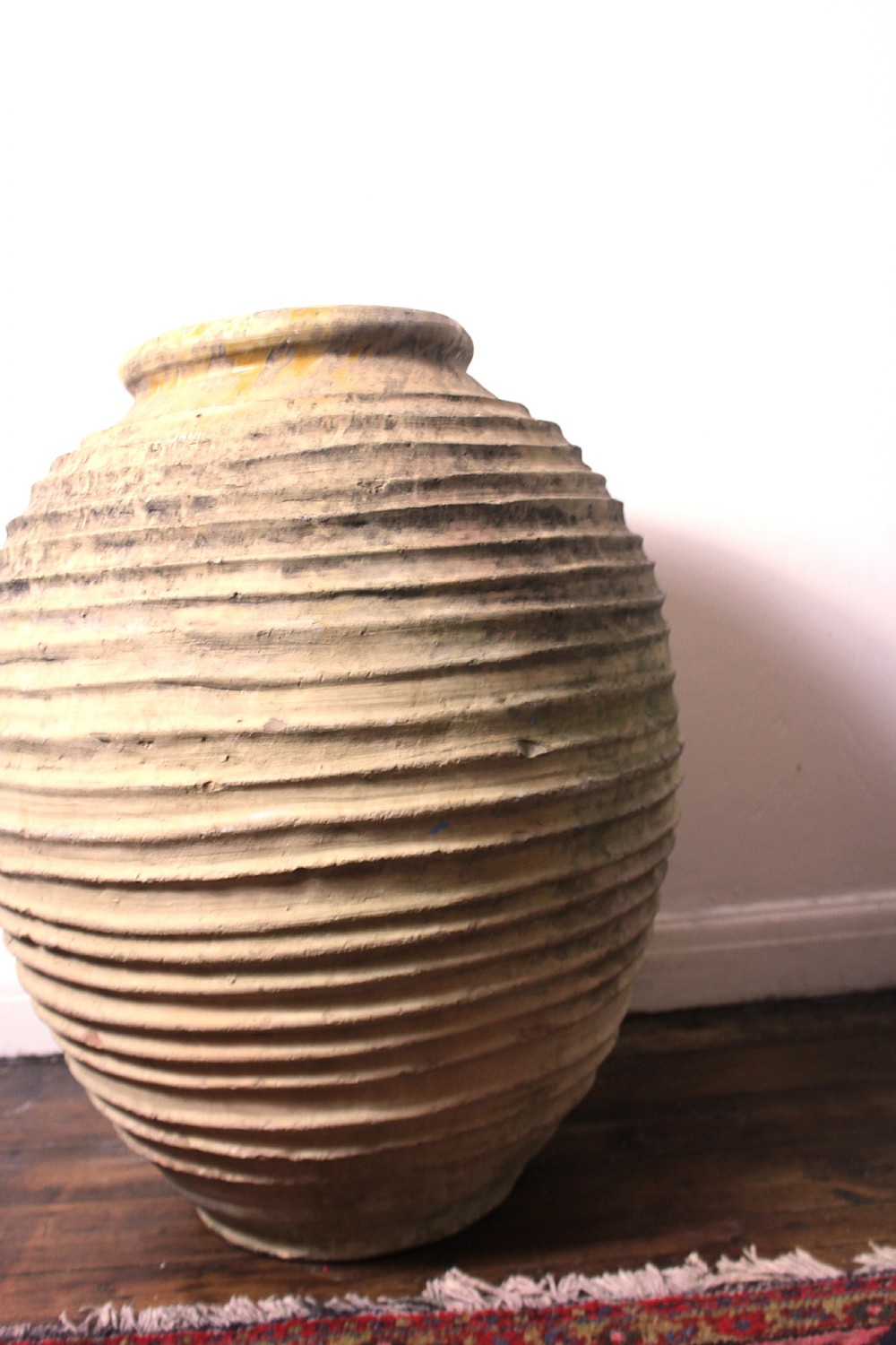 Large 19th century Greek Olive Oil Jar View XIX