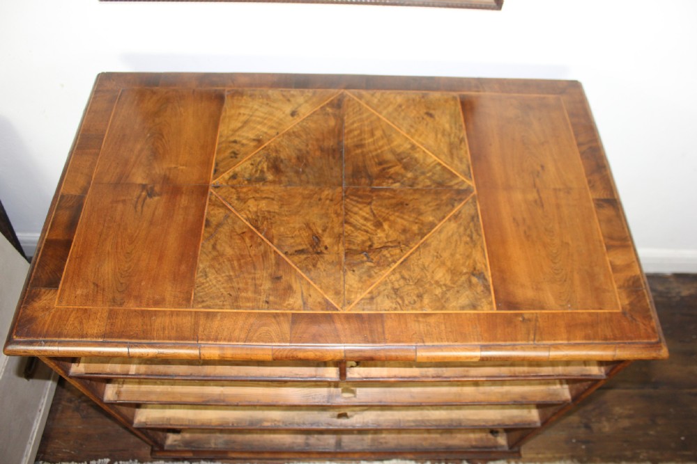 Early 18th century Burr Walnut Chest of Drawers View II