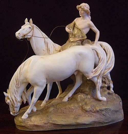 Large Royal Dux Centre Piece