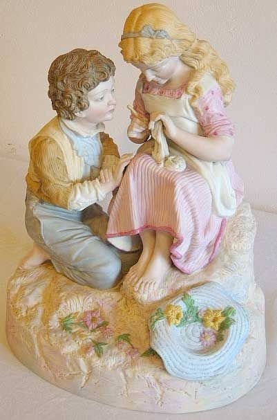 Large Bisque Figure