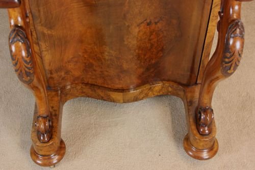 fig 2. Antique Victorian Walnut Davenport Writing Desk