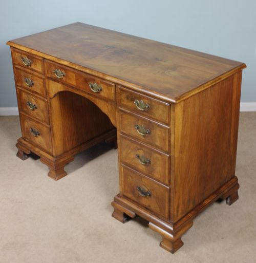 Antique Figured Walnut Writing Desk