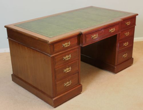 Antique Pedestal Desk