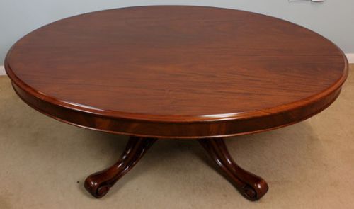 Antique Victorian Mahogany Coffee Table,