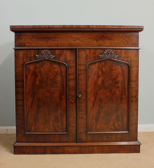 Antique Victorian Small Chiffonier Sideboard Base.