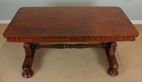 Antique Victorian Mahogany Coffee Table,