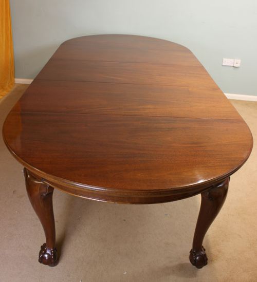 Antique Large Mahogany Extending Dining Table
