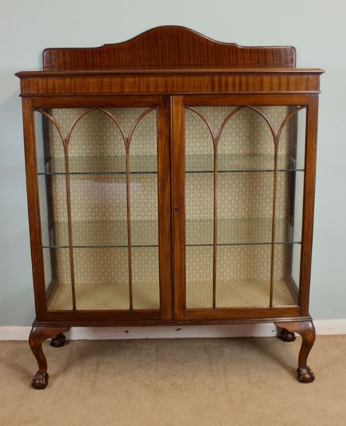 Antique Mahogany Display Cabinet