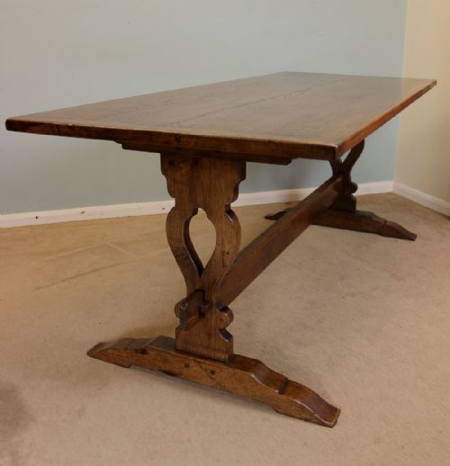 Antique Oak Refectory Dining Table