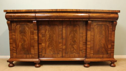 Antique Victorian Mahogany Sideboard Base