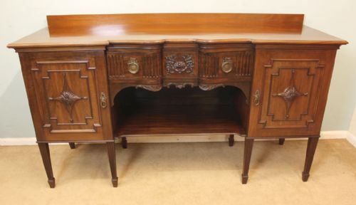 Antique Mahogany Edwardian Sideboard Base