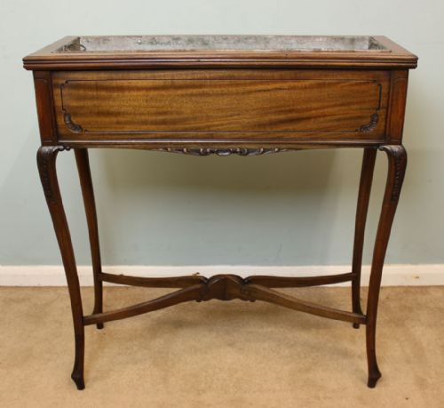 Antique Edwardian Mahogany Jardiniere, Planter, Plant Stand.