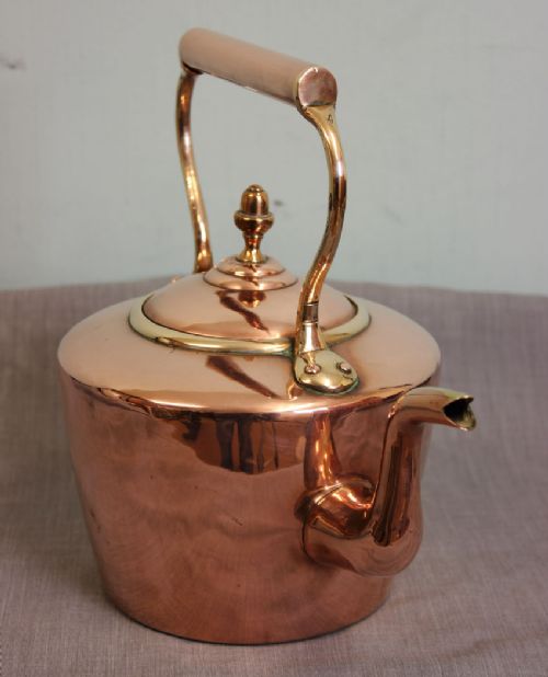 Antique Victorian Copper Kettle