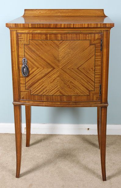 Antique Edwardian Bedside Cabinet / Cupboard