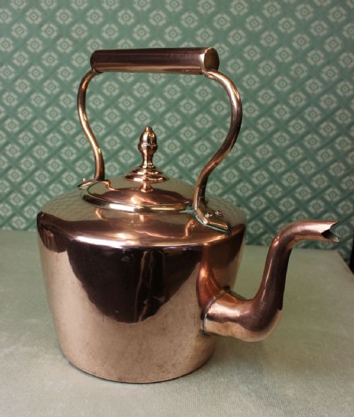 Antique Victorian Copper Kettle