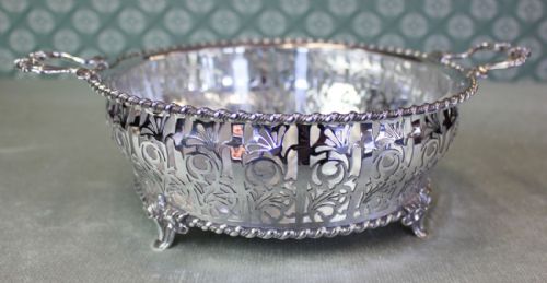 Antique Silver Basket / Bowl