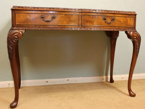 Antique Burr Walnut Side Table