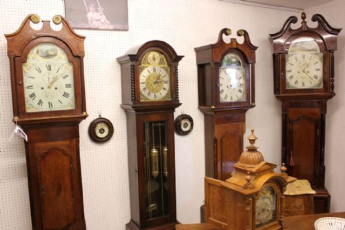 EDWARDIAN MAHOGANY LONGCASE GRANDFATHER CLOCK - ADDITIONAL PHOTO 9
