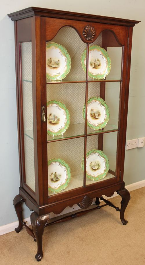 Antique Mahogany Display Cabinet
