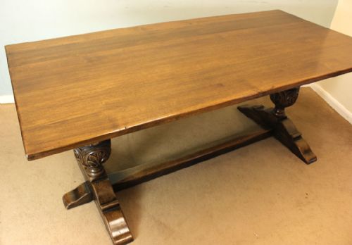 Antique Oak Refectory Table