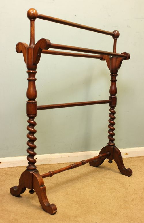 Mahogany Towel Rail