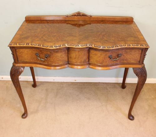 Burr Walnut Side Table / Server
