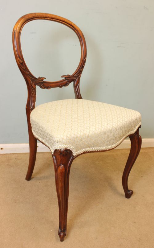 Victorian Walnut Desk / Dressing Table Chair