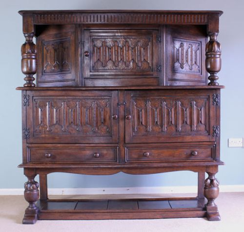 Antique Oak Court Cupboard, Dresser