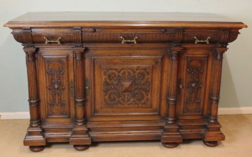 Victorian Oak Sideboard Dresser Base