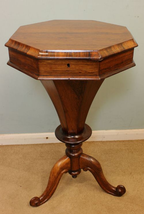 Victorian Sewing Table, Workbox