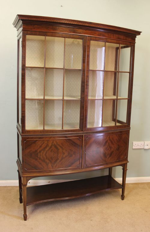 Edwardian Mahogany Display Cabinet