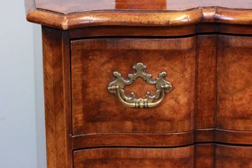 fig 2. Burr Walnut Chest of Drawers