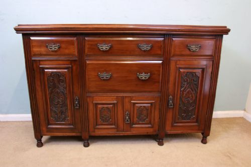Antique Mahogany Sideboard Dresser Base
