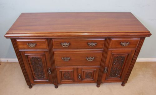 fig 2. Antique Mahogany Sideboard Dresser Base